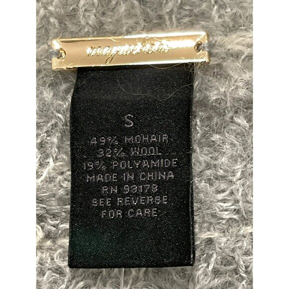 Magaschoni $298 Gray Mohair Blend Sweater Size Small NWT - Picture 4 of 5